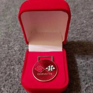 Vintage C1 (1953-1962) Corvette Emblem Key Chain/Pendant/ Ornament NIB